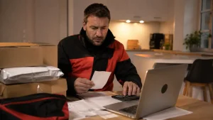 How are self-employed DPD drivers taxed